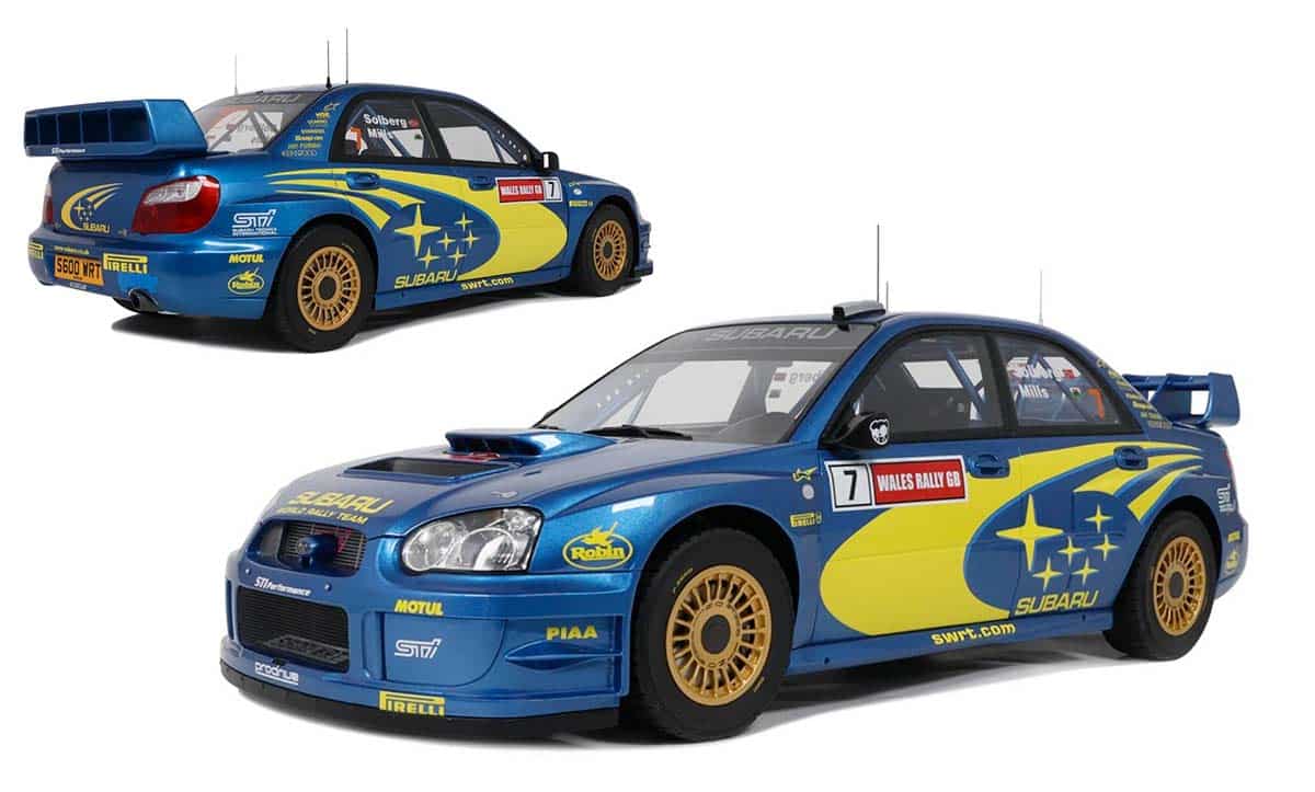 Subaru Impreza WRC de Peter Solberg à l'échelle 1/12