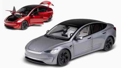 Tesla Model 3 facelift à l'échelle 1/18