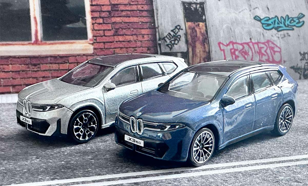 BMW iX3 (NA5) à l'échelle 1/64 de Norev