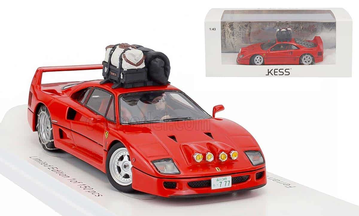 Ferrari F40 drifte à l'échelle 1/43