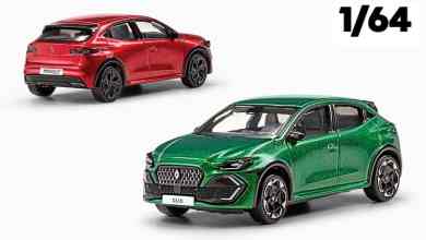 Renault Clio 6 à l'échelle 1/64 de Norev disponible en deux couleurs