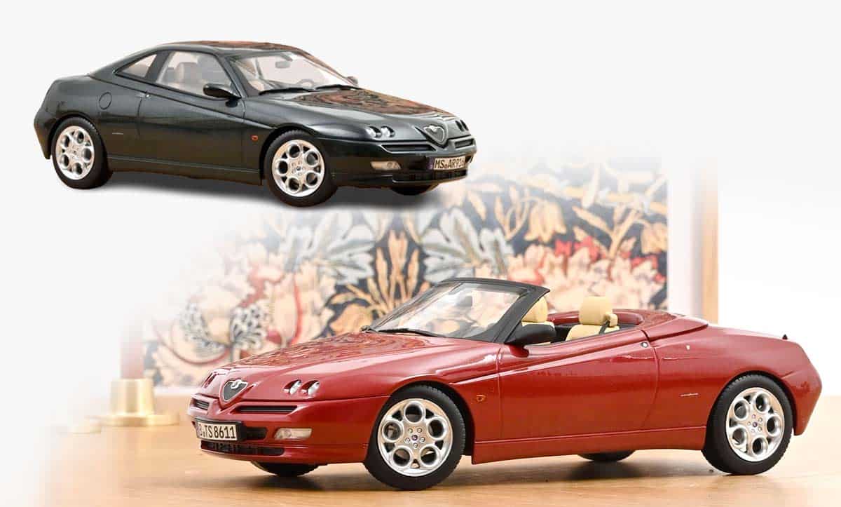 Alfa Romeo GTV et Spider à l'échelle 1/18