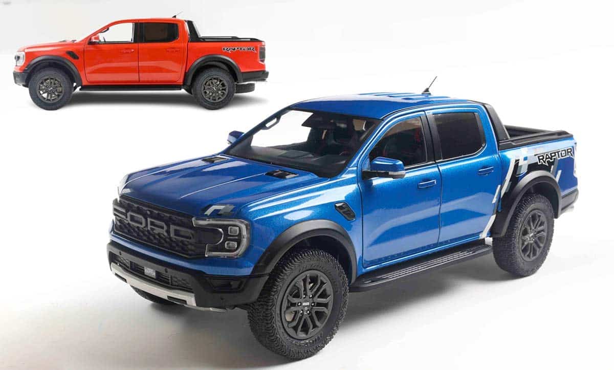 Ford Ranger Raptor de Solido à l'échelle 1/18