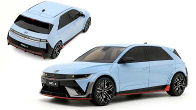 Hyundai Ioniq 5 N OttOmobile à l'échelle 1/18