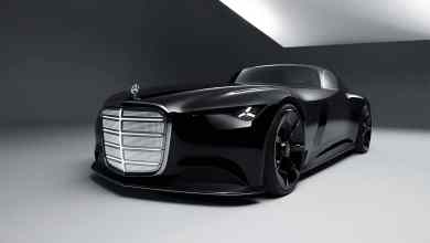 Concept-car Mercedes Vision Iconic vu en 3/4 avant