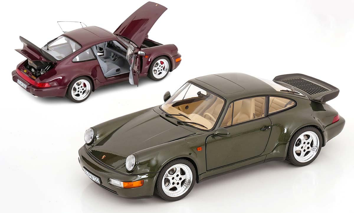 Porsche 911 (964) Turbo de Norev à l'échelle 1/18