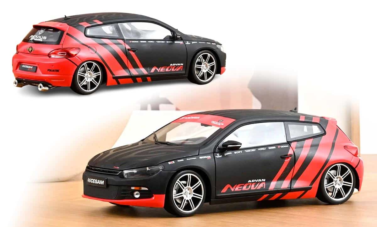 Volkswagen Scirocco Cesam de Norev à l'échelle 1/18