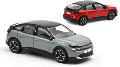 Citroën C4 restylée 2025 à l'échelle 1/64