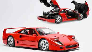 Ferrari F40 de Motorhelix à l'échelle 1/18