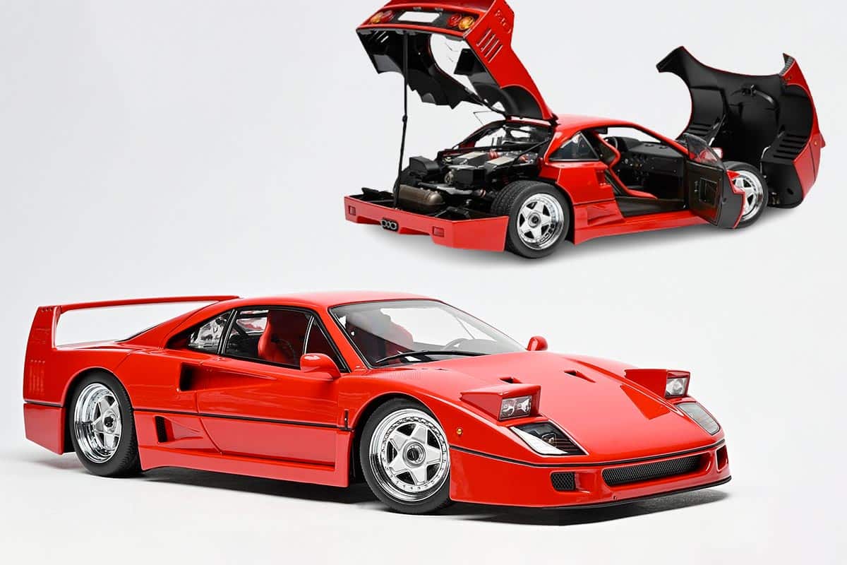 Ferrari F40 de Motorhelix à l'échelle 1/18