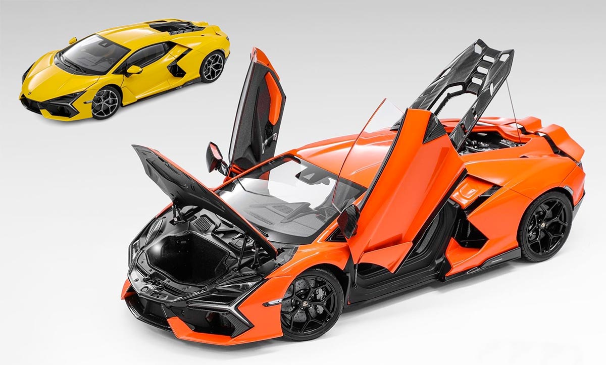 Lamborghini Revuelto à l'échelle 1/18