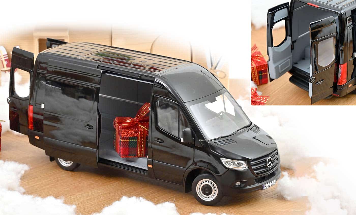 Mercedes Sprinter noir 1/18 de Norev