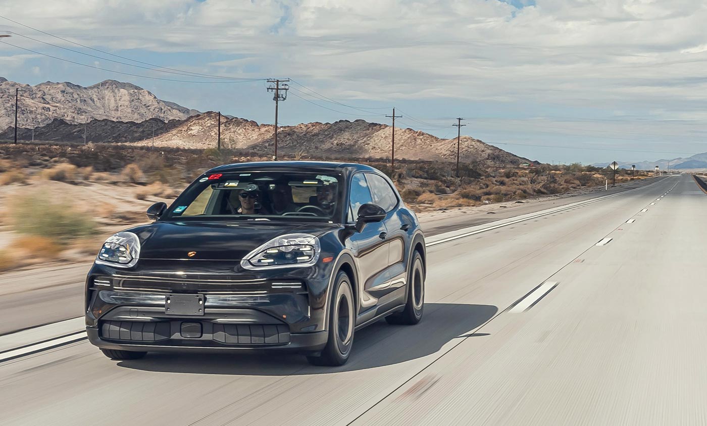 Prototype du Porsche Cayenne Electric de 2026