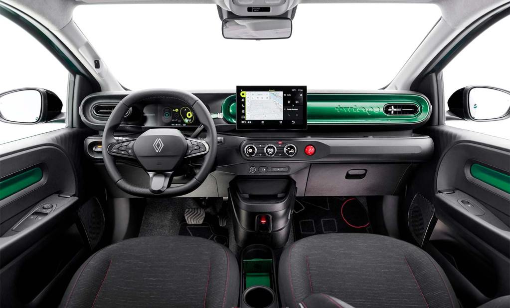 Planche de bord de la Renault Twingo E-Tech