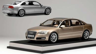 Audi A8 W12 de Motorhelix à l'échelle 1/18