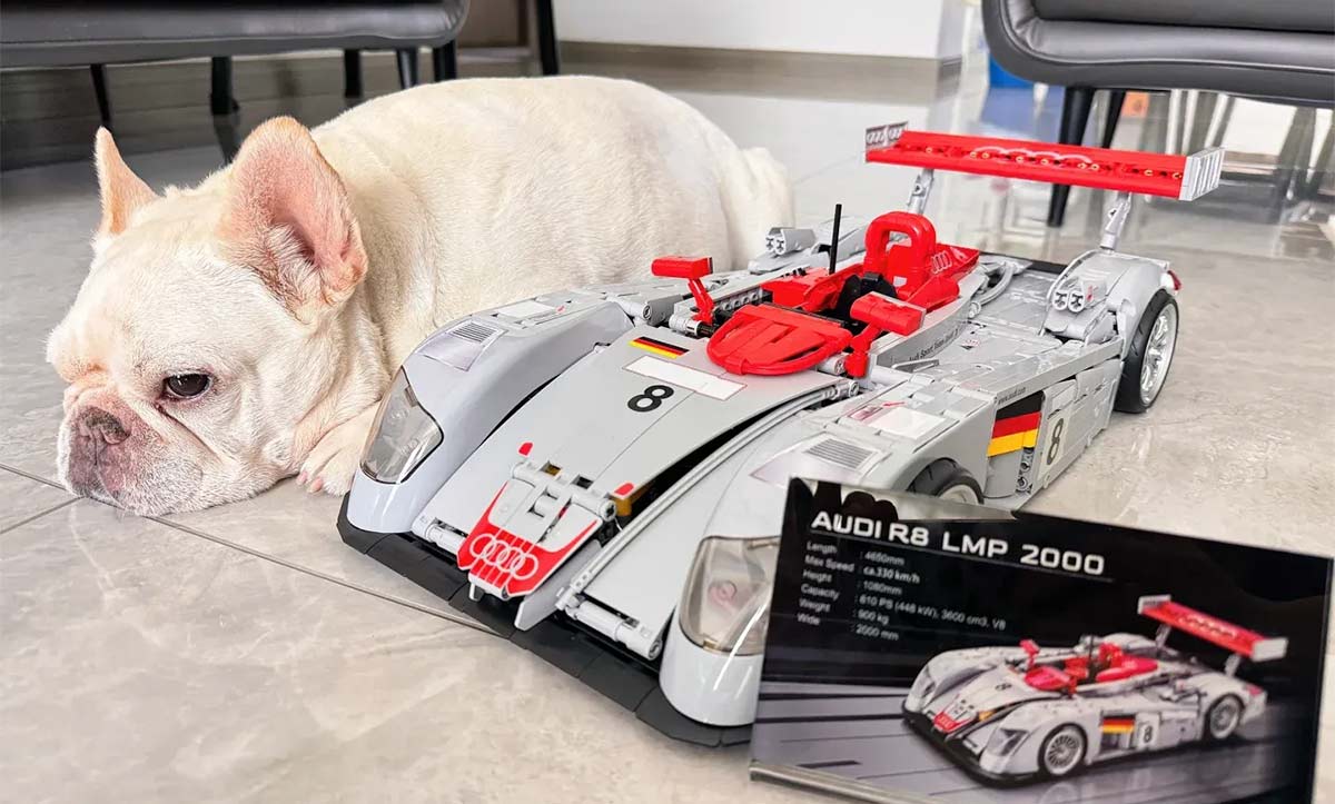 Audi R8 LMP900 à construire de Powerbrickz