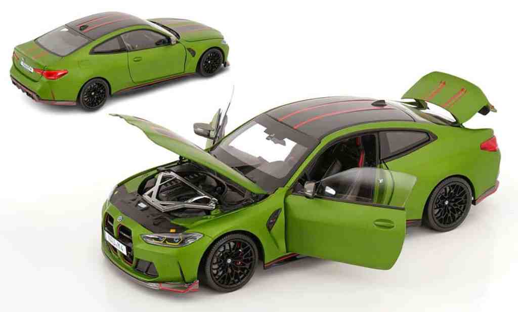 La BMW M4 CSL 1/18 de Minichamps arrive chez les revendeurs