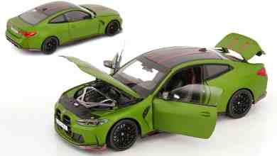 BMW M4 CSL à l'échelle 1/18 du fabricant Minichamps