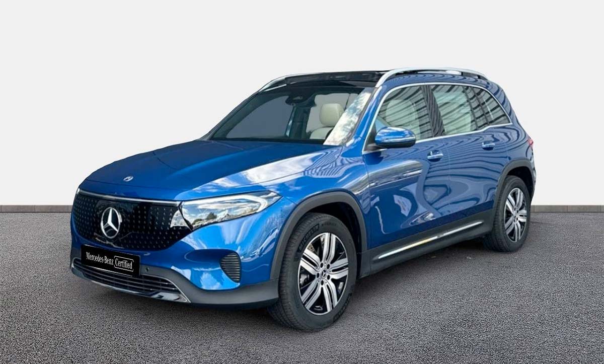 Mercedes EQB 250 d'occasion de couleur bleu