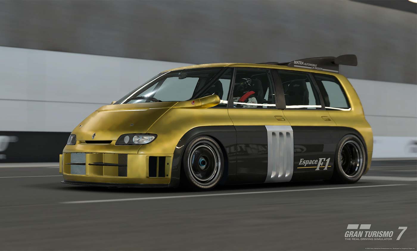 Renault Espace F1 sur Gran Turismo