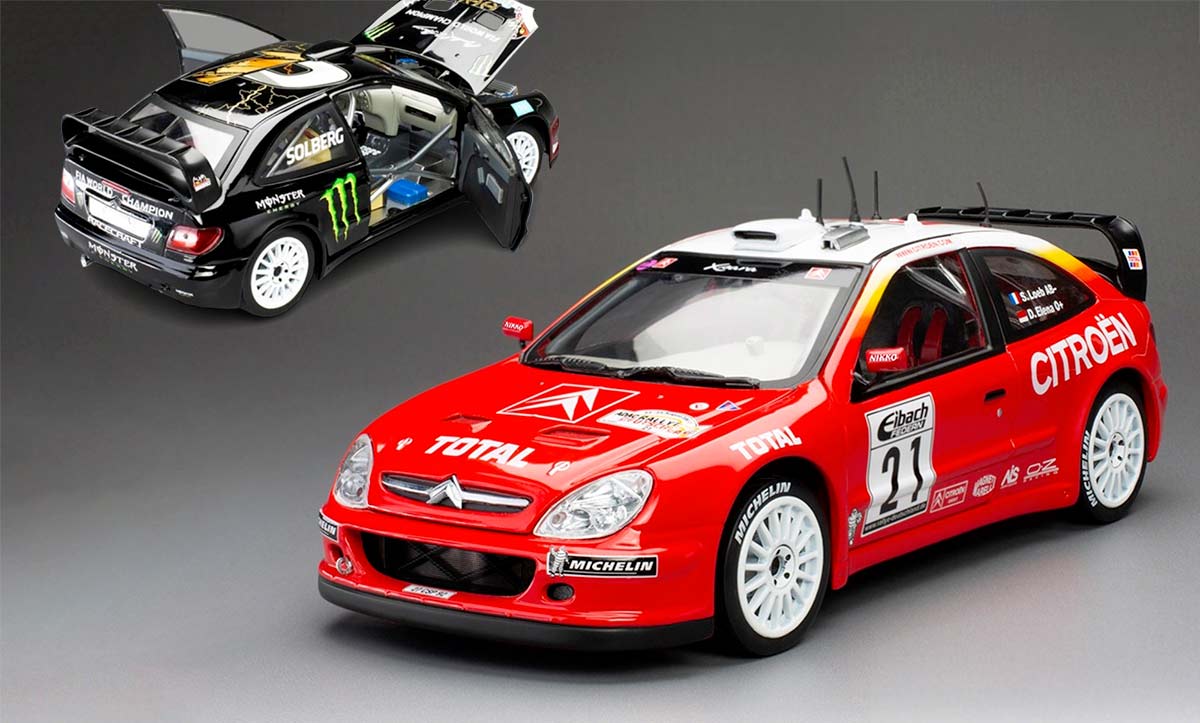 Citroën Xsara WRC de Sun Star à l'échelle 1/18