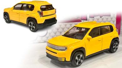 Fiat Grande Panda de Bburago à l'échelle 1/43