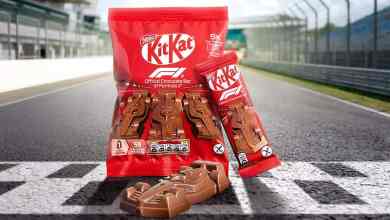 Barre chocolatée KitKat en forme de Formule 1