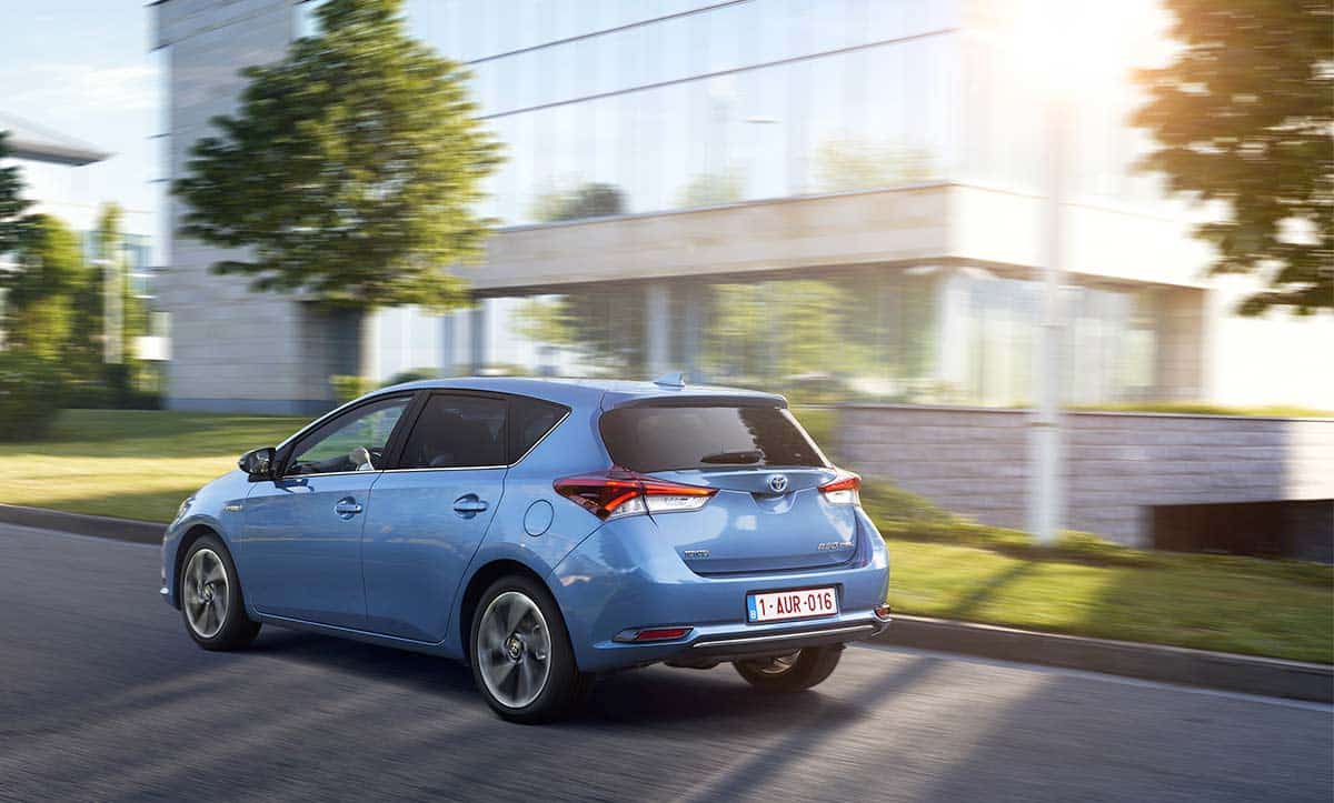Toyota Auris de 2015 de couleur bleue