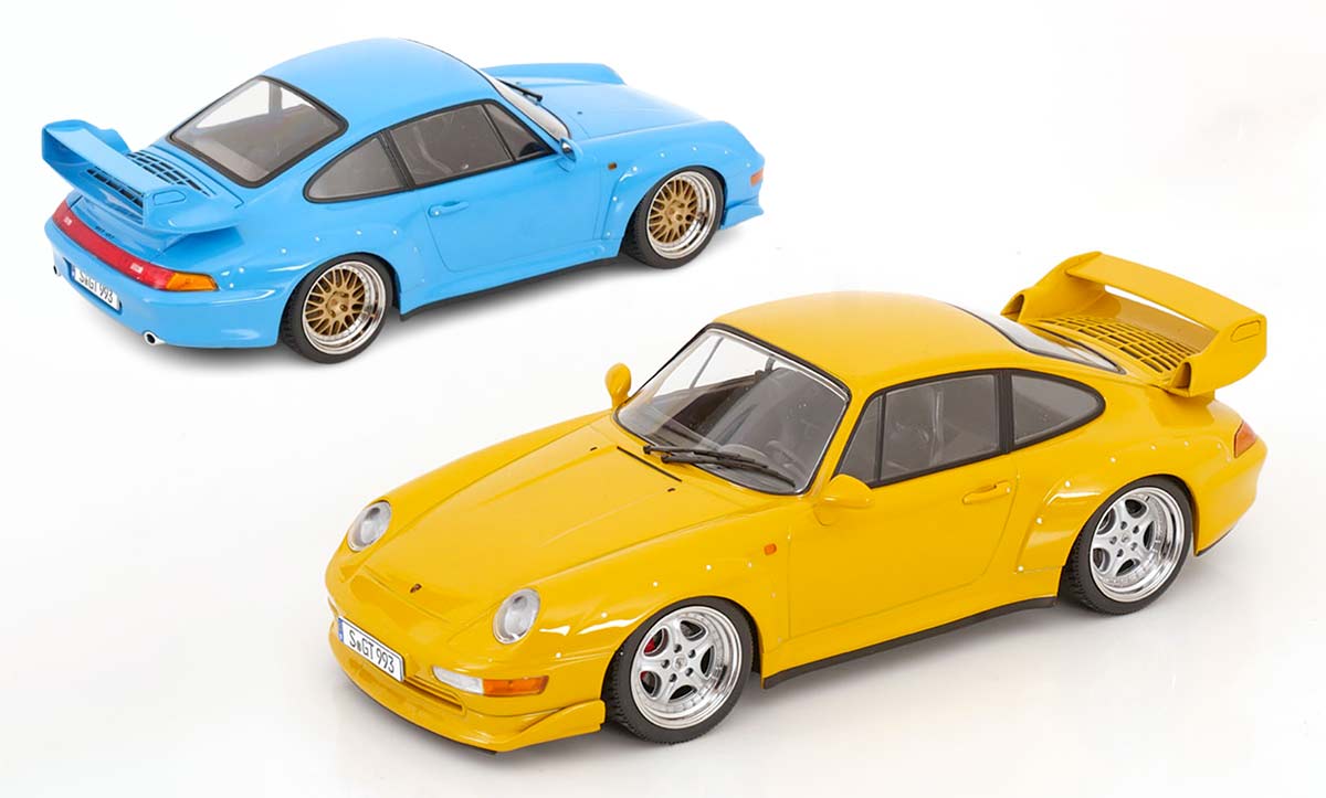 Porsche 911 (993) GT2 à l'échelle 1/18 du fabricant KK-Scale
