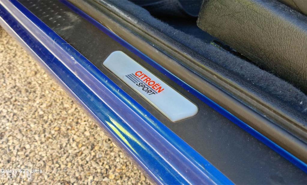 Seuils de porte Citroën Sport sur une Xsara VTS phase 2
