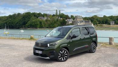 Citroën Berlingo BlueHDi 130 vu au bord de la mer en Bretagne