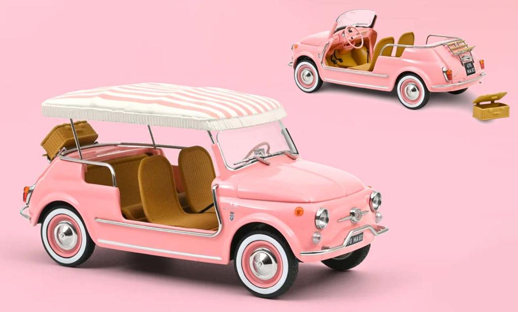 Dur de ne pas craquer pour la Fiat 500 Jolly 1/18 de Norev !