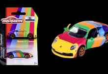 Porsche 911 (992) Carrera S Rainbow de Majorette à l'échelle 1/64