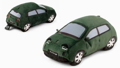 Renault Twingo E-Tech en peluche