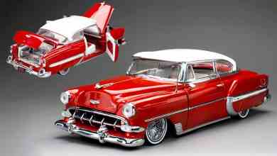 Chevrolet Bel Air en version lowrider de Sun Star à l'échelle 1/18