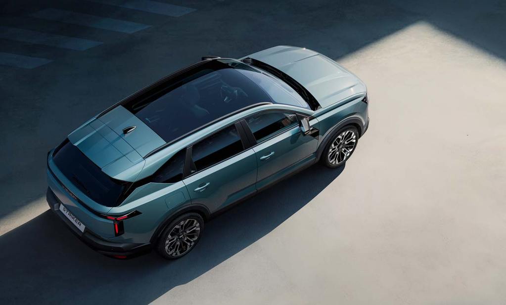 Vue en hauteur du Dacia Striker 2026