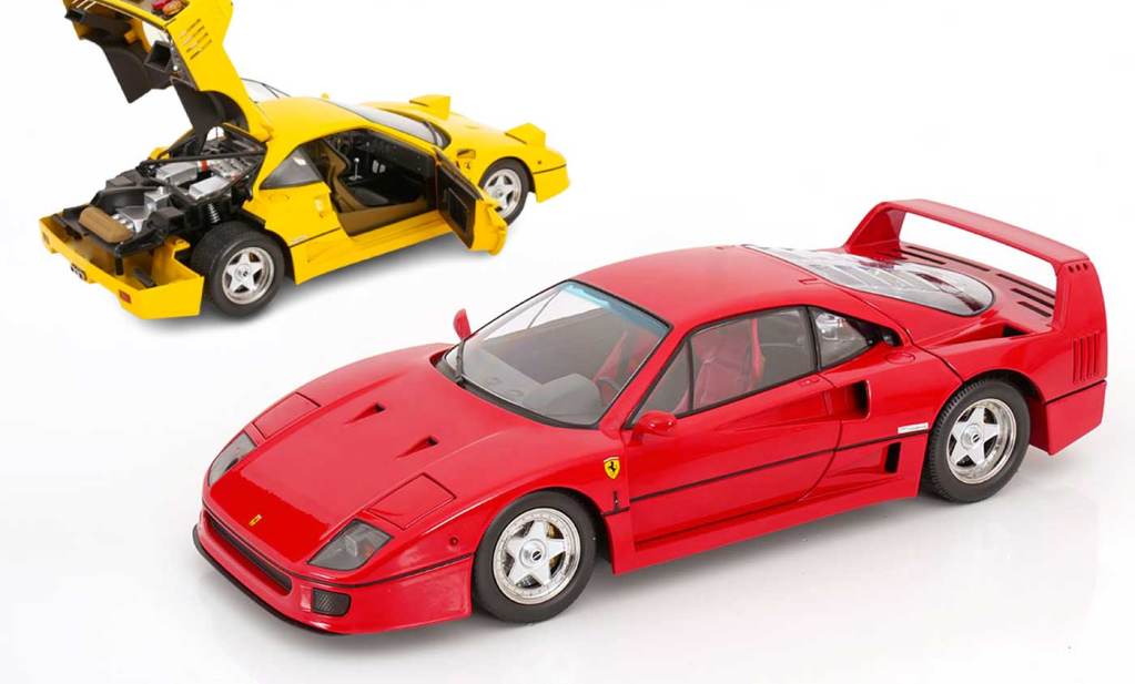Avis mitigé sur la Ferrari F40 1/12 de KK-Scale…
