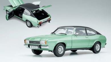 Ford Capri II Ghia verte de Touring Modelcars à l'échelle 1/18