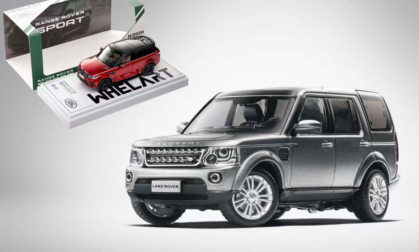 Gamme Land Rover de WhelArt à l'échelle 1/64
