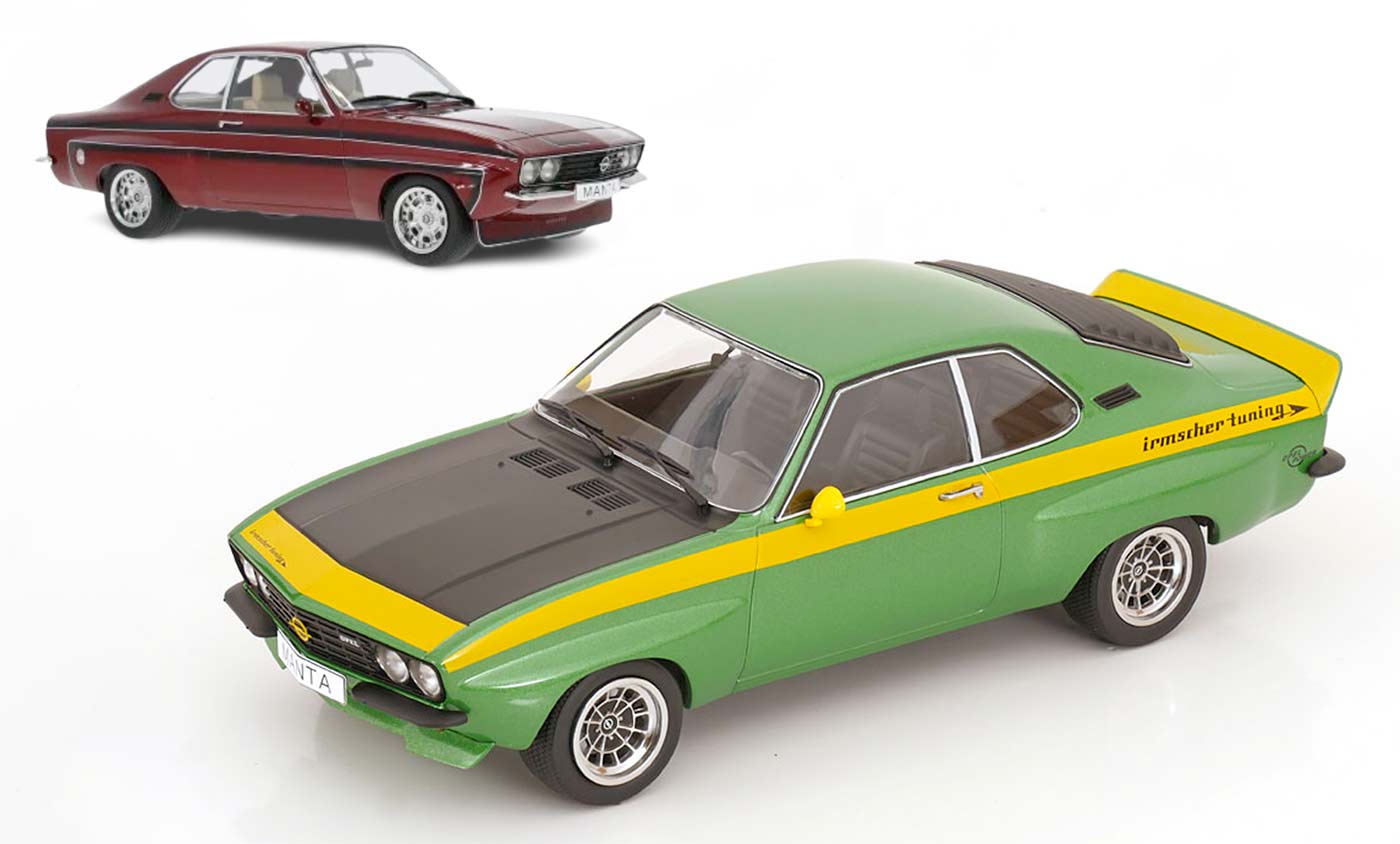 Opel Manta A Irmscher à l'échelle 1/18 du fabricant MCG