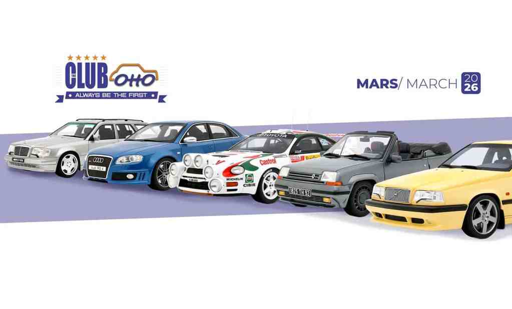 OttOmobile dévoile son club de mars 2026
