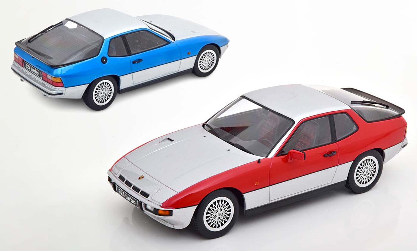 Porsche 924 Turbo de KK-Scale à l'échelle 1/18 disponible en deux coloris