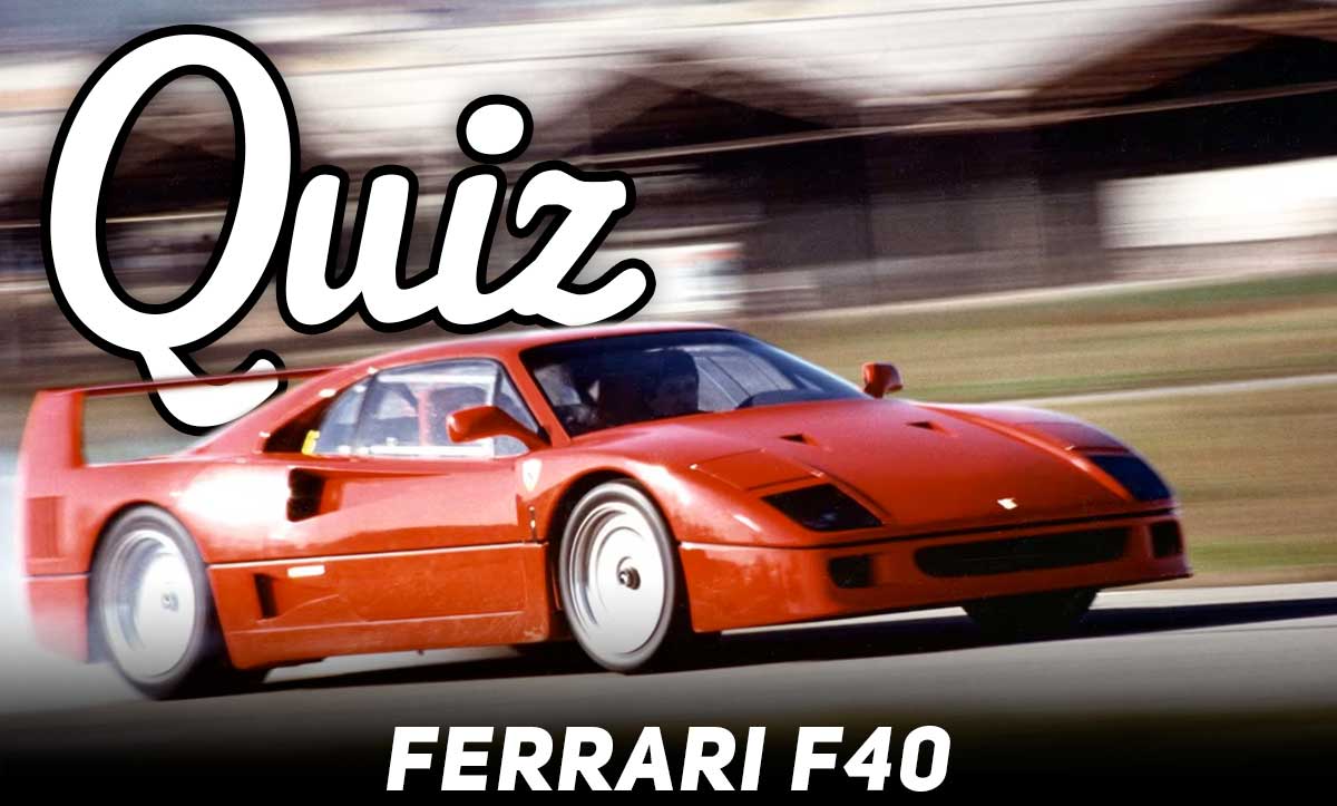 Quiz sur la Ferrari F40
