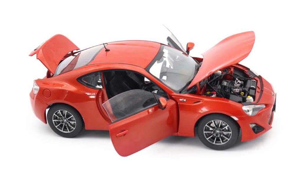 Toyota GT86 rouge de FAW à l'échelle 1/18