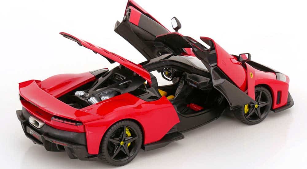 Ferrari F80 de Bburago Signature à l'échelle 1/18