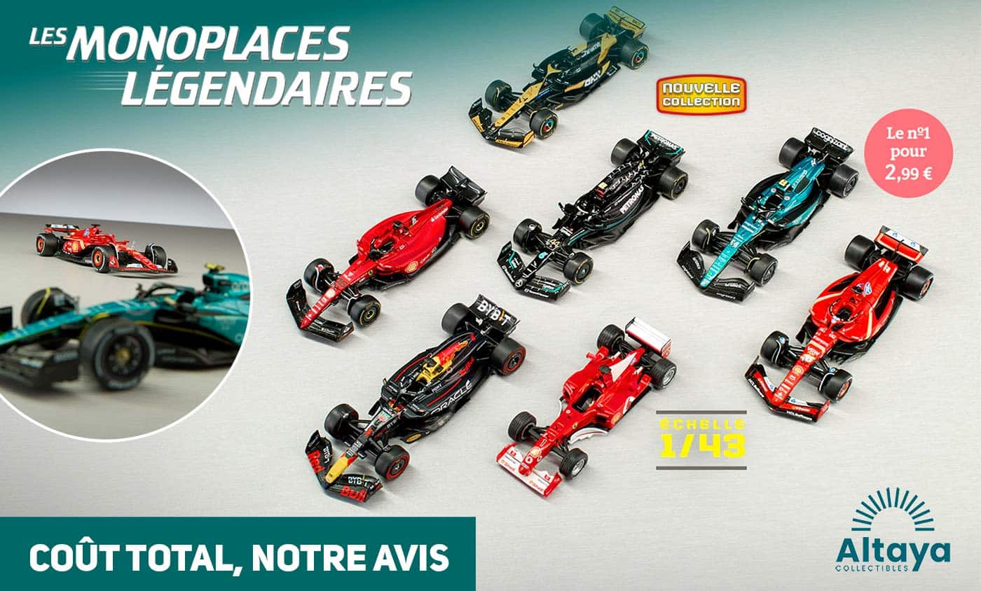 Altaya : collectionnez les monoplaces légendaires au 1/43