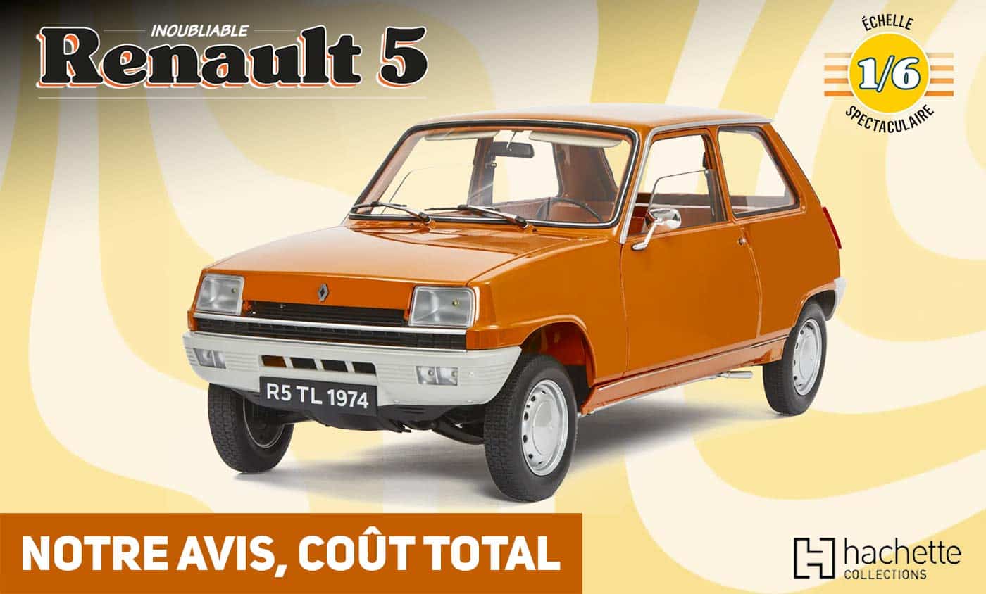 Hachette : Construisez l&rsquo;inoubliable Renault 5 à l&rsquo;échelle 1/6