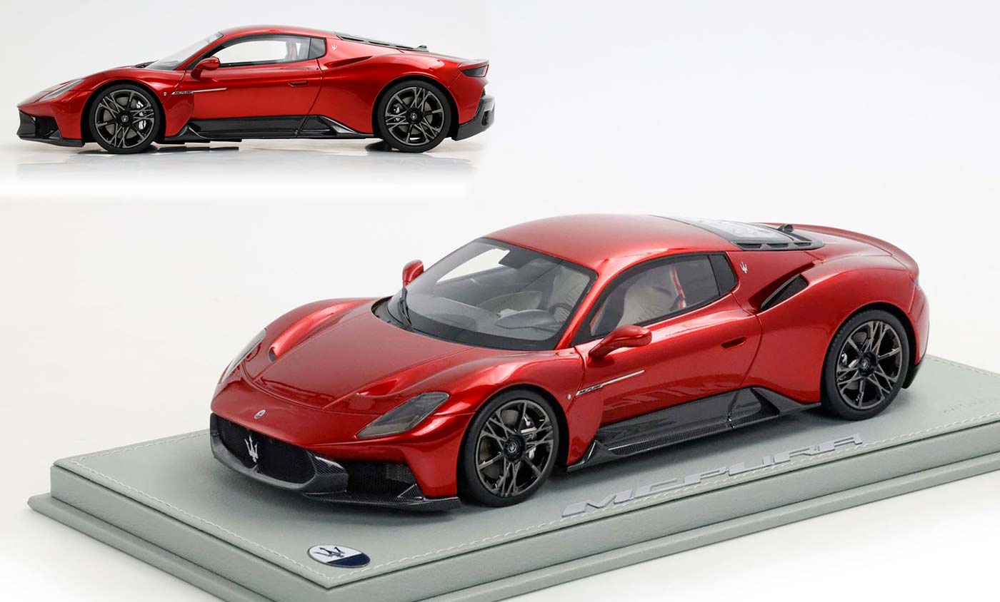 En exclusivité, BBR dévoile la Maserati MCPura au 1/18