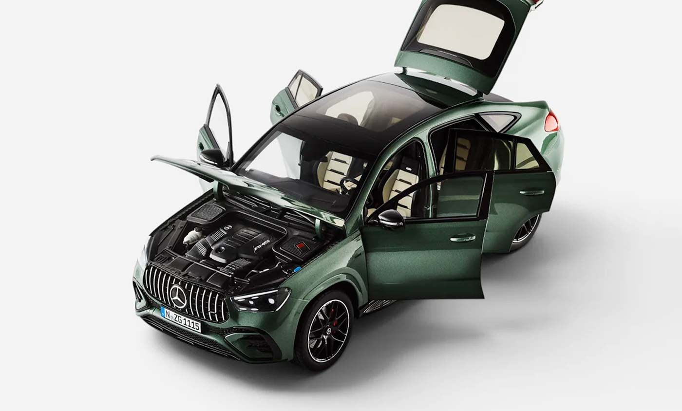 Voici le Mercedes-AMG GLE 53 coupé de NZG à l&rsquo;échelle 1/18
