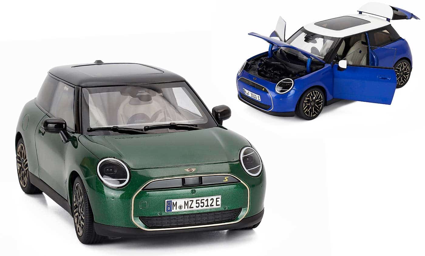 TrueScale sort une superbe MINI Cooper SE à l&rsquo;échelle 1/18